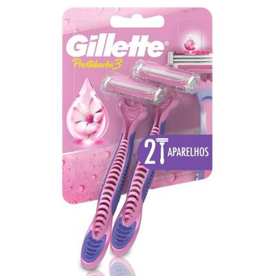 Aparelho De Depilação Descartável Gillette Prestobarba3 2 Unidades