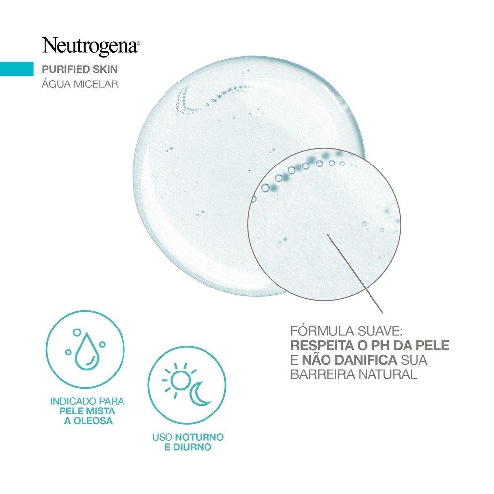 Água Micelar Demaquilante Neutrogena Purified Skin 200ml - 5