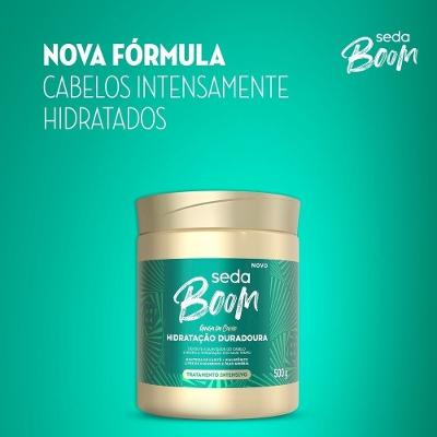 Mascara De Tratamento Seda Boom Hidratação Duradoura 500g