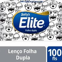 Lenço De Papel Softy’s Elite Folha Dupla Com 100 Unidades - 1