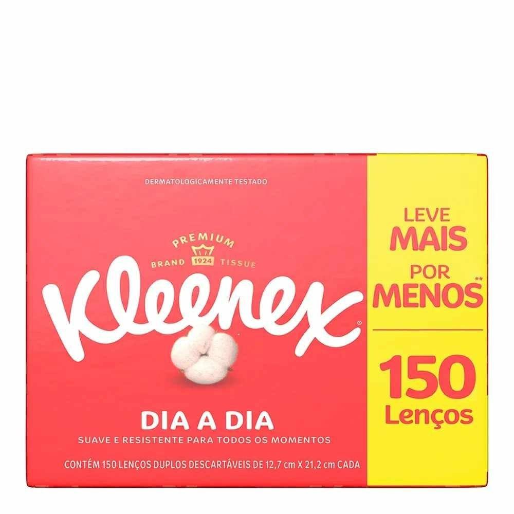 Lenços De Papel Kleenex 150 Unidades - 1