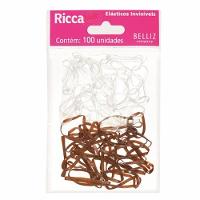 Elasticos Invisíveis Ricca Com 100 Unidades - 1