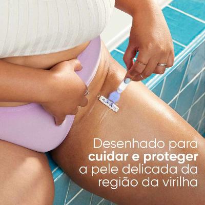Aparelho De Depilação Descartável Gillette Venus Íntima 4 Unidades