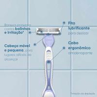 Aparelho Depilatório Descartável Gillette Venus Íntima Leve 4 Pague 3 Unidades - 2