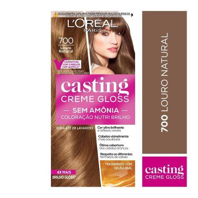 Tinta De Cabelo Casting Creme Gloss De L’oréal Paris 700 Louro Natural 246g