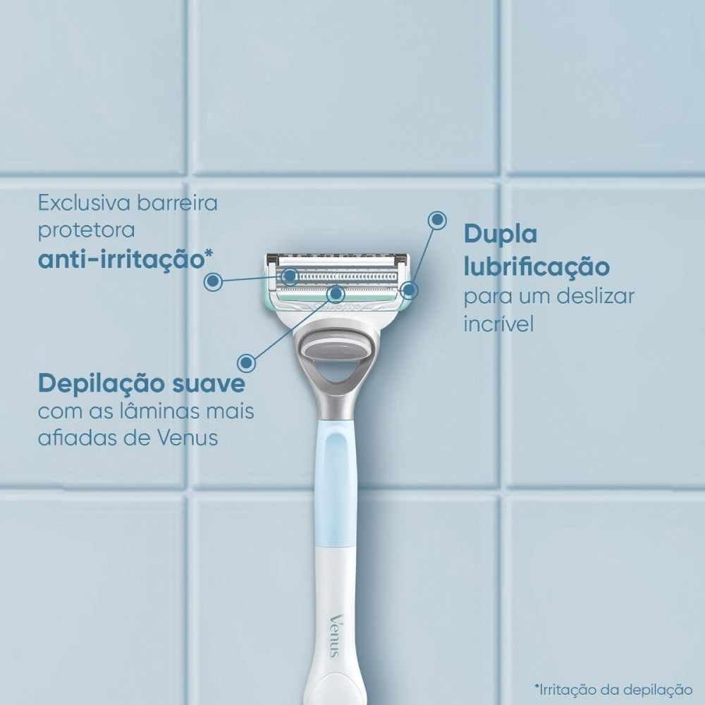 Aparelho Depilatório Recarregavel Gillette Venus Íntima Com Uma Unidade - 2