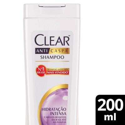 Shampoo Anticaspa Clear Women Hidratação Intensa 200ml