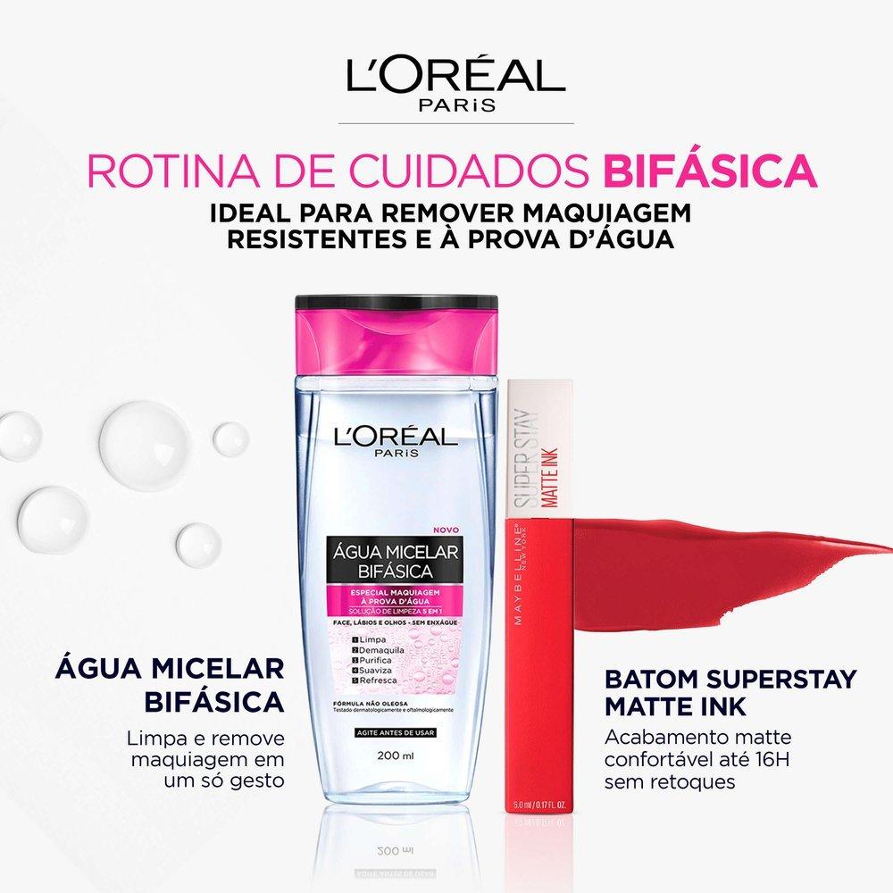 Água Micelar Bifásica L’oréal Paris Solução De Limpeza 5 Em 1 200ml - 5