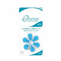 Pilha Para Aparelho Auditivo Comunicare +675 Com 6 Unidades - 1
