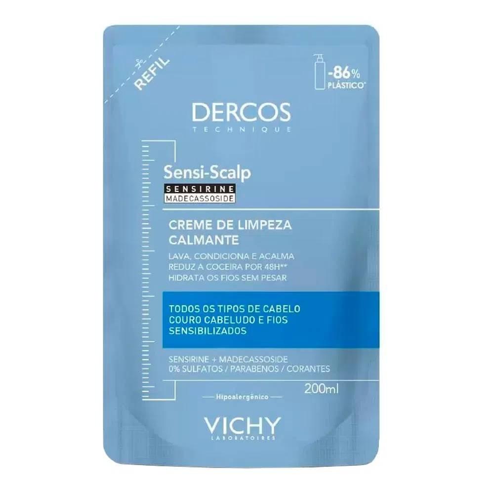 Creme De Limpeza Capilar Vichy Dercos Sensi Scalp Refil 200ml - 1