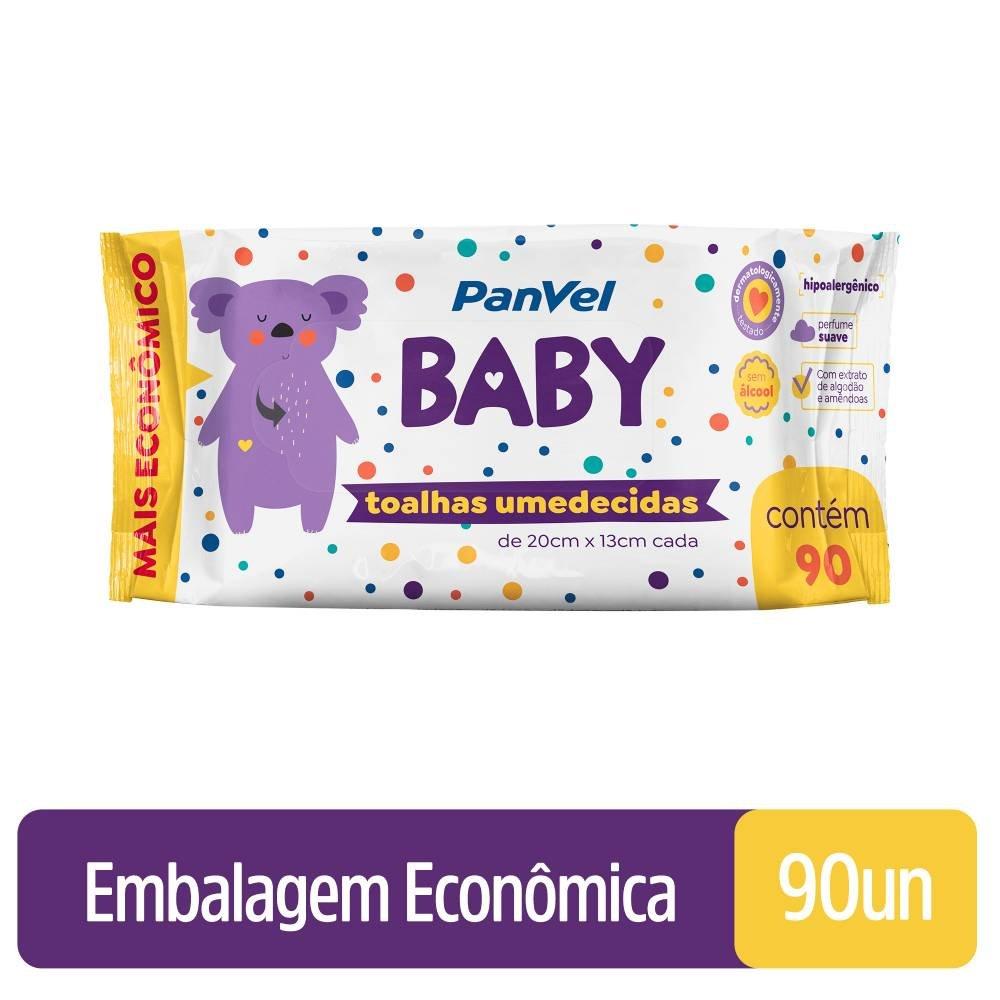 Lenços Umedecidos Panvel Baby 90 Unidades - 1