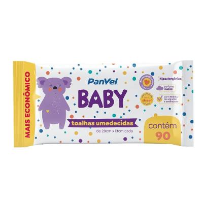 Lenços Umedecidos Panvel Baby 90 Unidades
