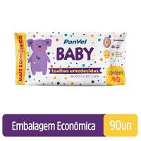 Lenços Umedecidos Panvel Baby 90 Unidades - 1