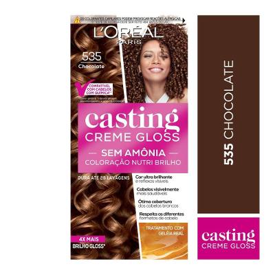Tinta De Cabelo Casting Creme Gloss De L’oréal Paris 535 Chocolate 246g