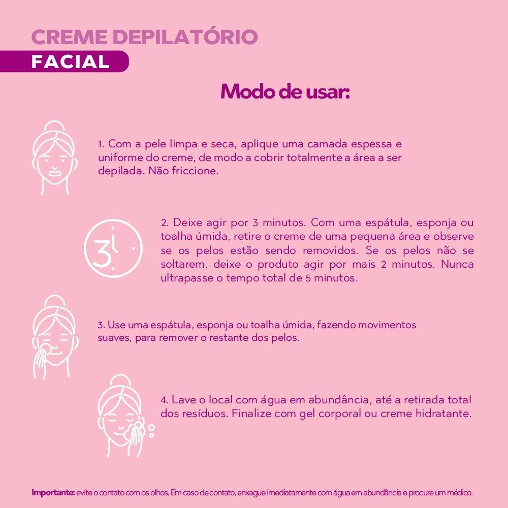 Creme Depilatório Facial Panvel Essencial 40g - 3