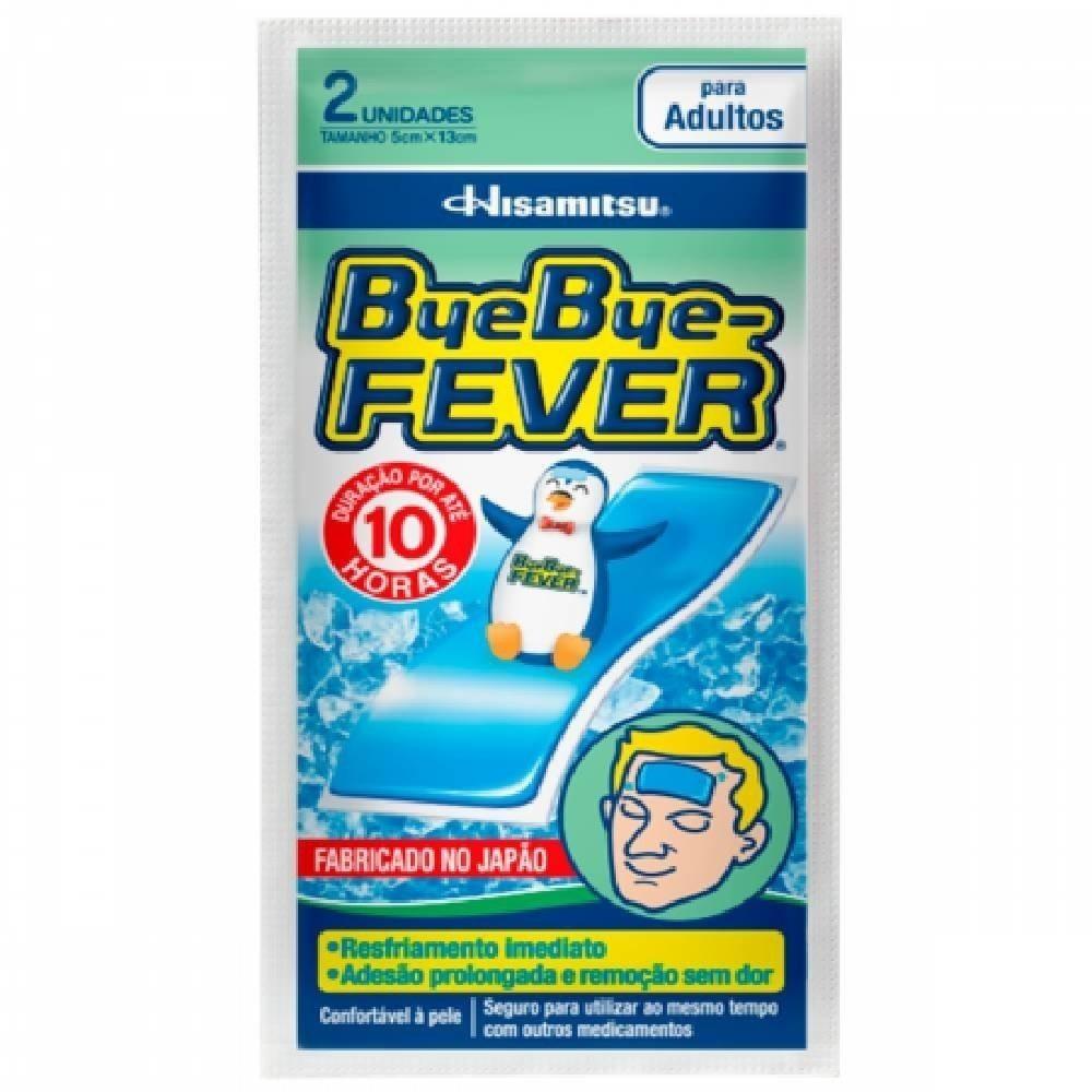 Compressa Para Alivio De Febre Bye Bye Fever Adultos Com 2 Unidades - 1