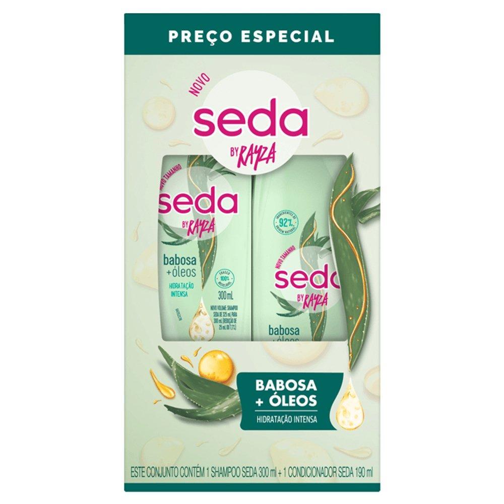 Kit Seda By Rayza Babosa + Óleos Shampoo 300ml + Condicionador 190ml - 2