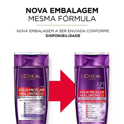 Água Micelar L’oréal Paris Hialurônico 200ml