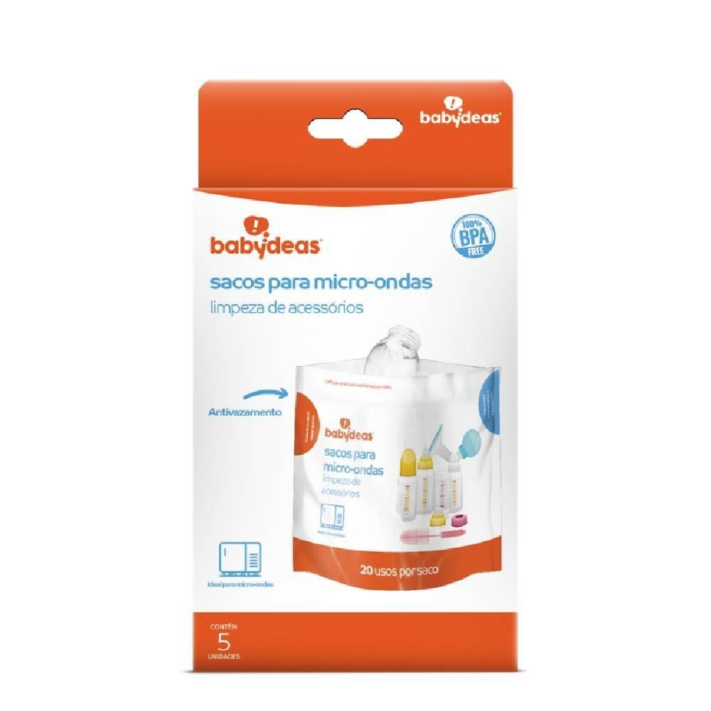 Sacos Para Limpeza De Acessórios No Microondas Babydeas Com 5 Unidades - 1