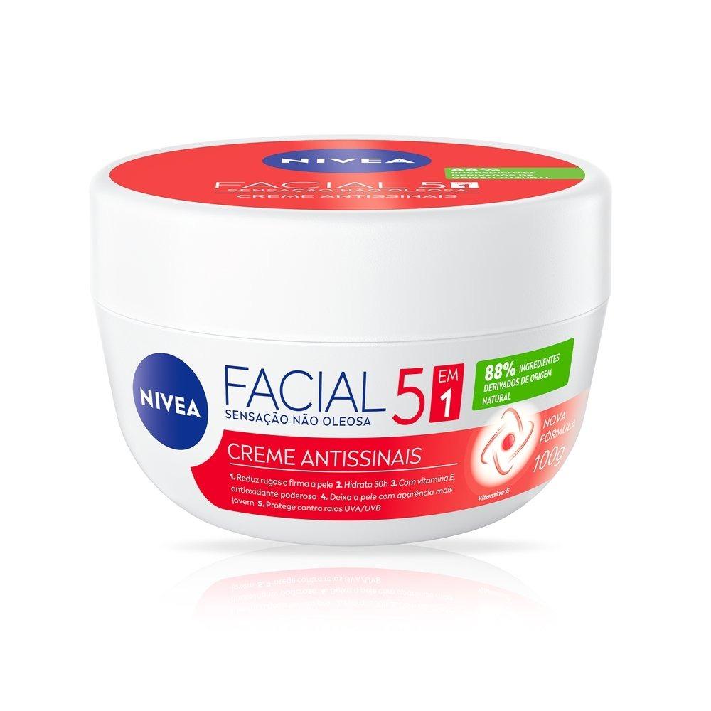 Creme Facial Nivea Antissinais Ultraleve 7 Em 1 100g - 2