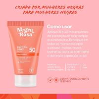Protetor Solar Facial Negra Rosa Translúcido Fps50 40g - 3