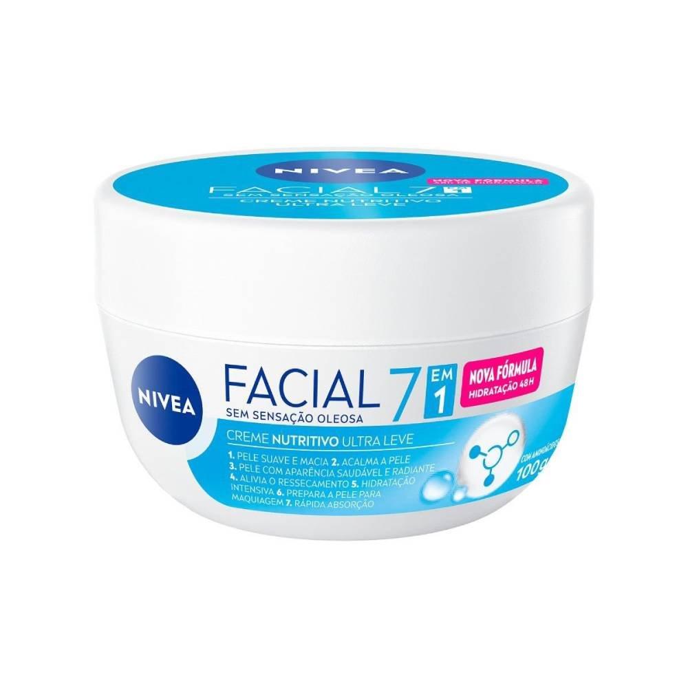 Creme Facial Nutritivo Nivea Ultraleve 7 Em 1 100g - 1