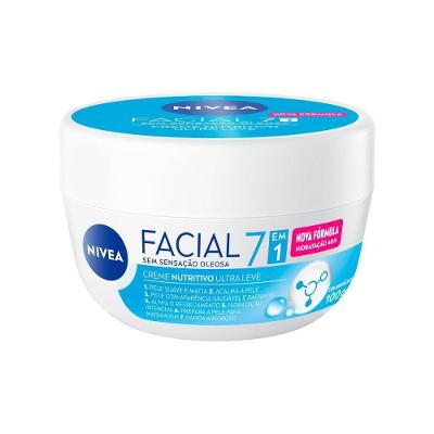 Creme Facial Nutritivo Nivea Ultraleve 7 Em 1 100g