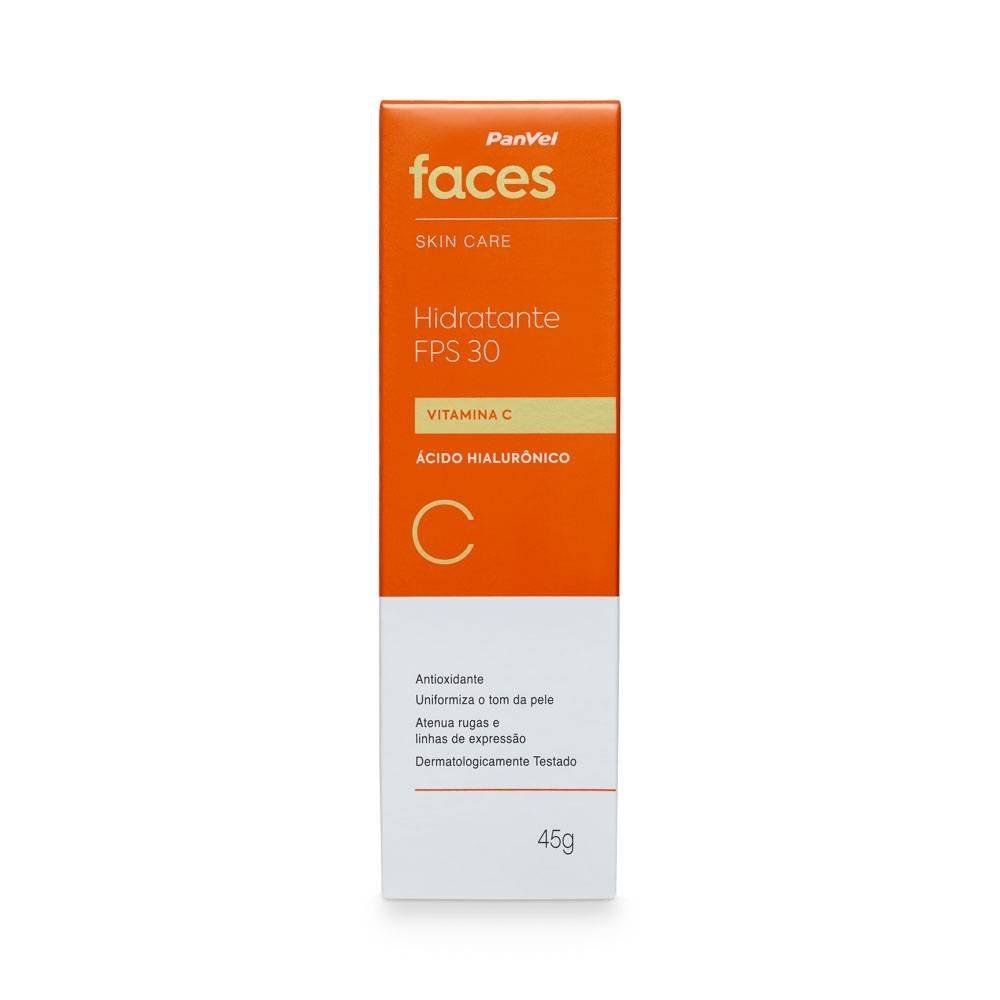 Hidratante Facial Antioxidante Panvel Faces Skincare Vitamina C E Ácido Hialurônico Fps30 45g - 2