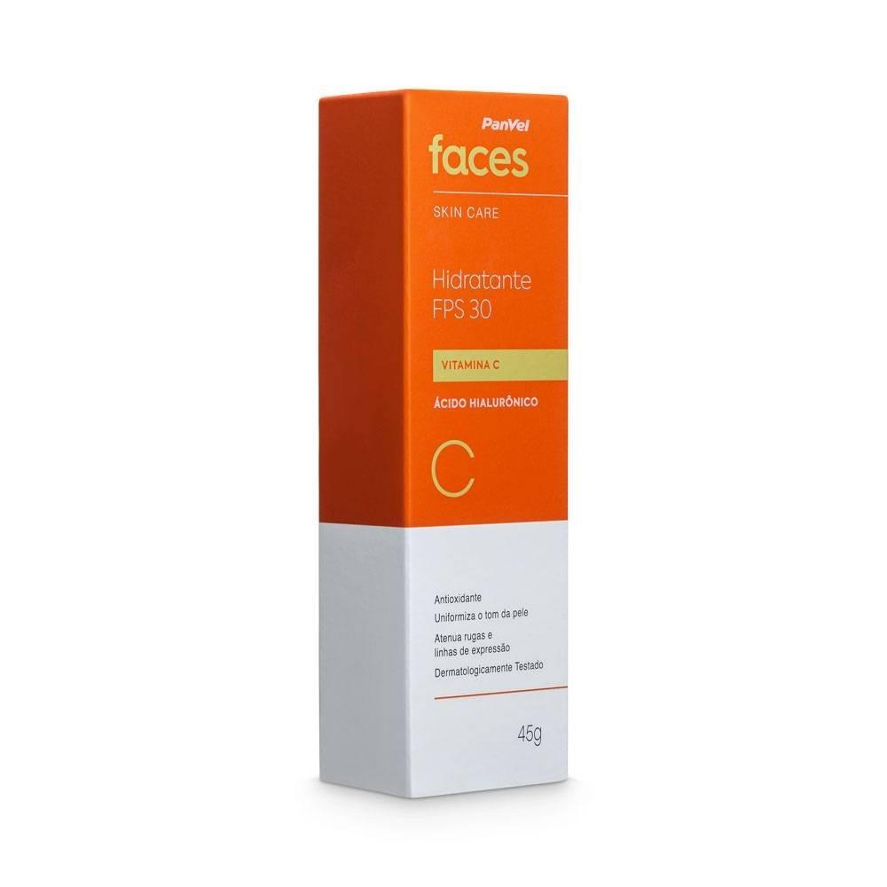 Hidratante Facial Antioxidante Panvel Faces Skincare Vitamina C E Ácido Hialurônico Fps30 45g - 3