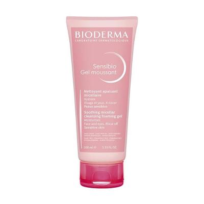 Gel De Limpeza Facial Micelar Calmante E Hidratante Bioderma Sensibio Gel Moussant 100ml