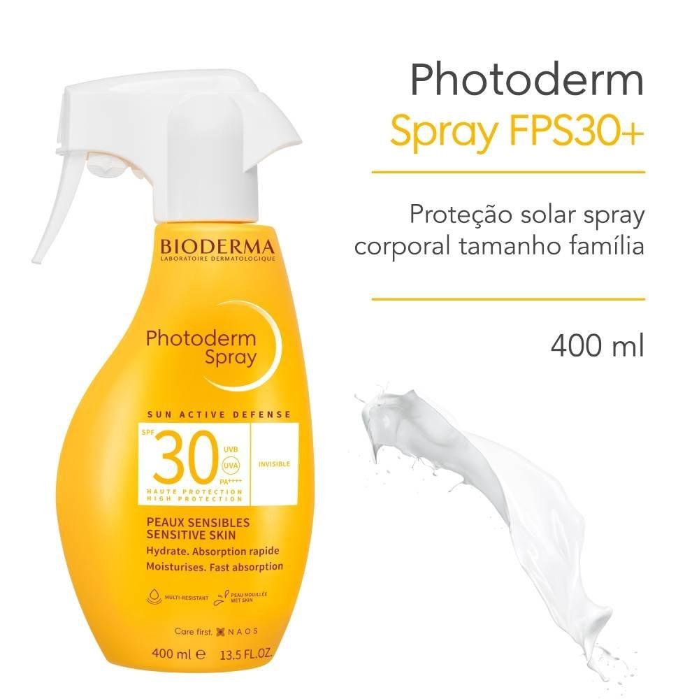 Protetor Solar Spray Bioderma Photoderm Textura Ultra Leve Fps30 400ml - 1