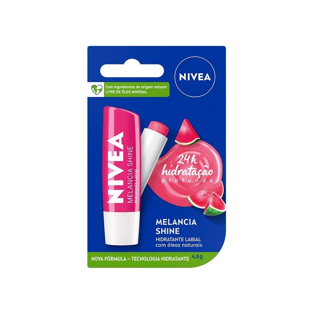 Hidratante Labial Nivea Melancia Shine 4,8g - 2