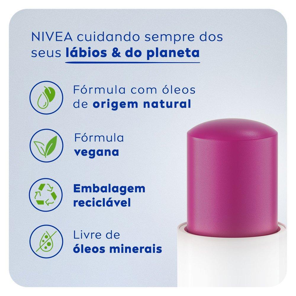 Hidratante Labial Nivea Amora Shine 4,8g - 4