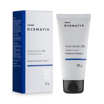 Esfoliante Facial Enzimático Ácido Glicólico 3% Panvel Dermativ 50g