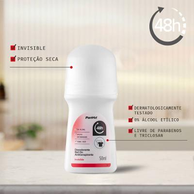 Desodorante Roll On Invisible Panvel 50ml