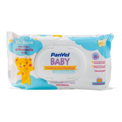Lenços Umedecidos Para Recém Nascido Panvel Baby 48 Unidades