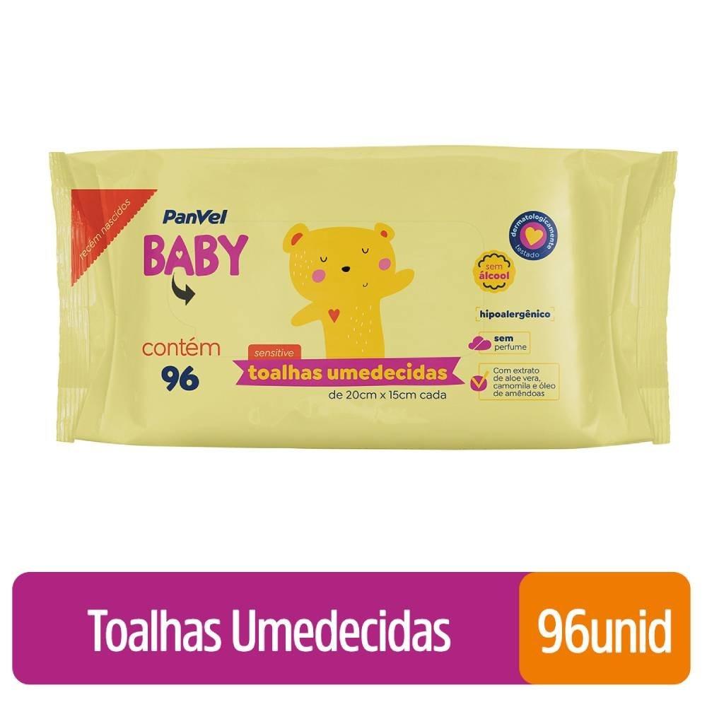 Lenços Umedecidos Para Recém Nascido Panvel Baby 96 Unidades - 1