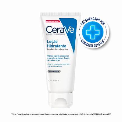 Loção Hidratante Corporalcerave Para Pele Seca Ácido Hialurônico Ceramidas 200ml