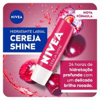 Hidratante Labial Nivea Cereja Shine 4,8g - 3