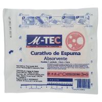 Curativo Espuma Absorvente Silicone Sem Borda M-tech Missner 10cm X 10cm - 1