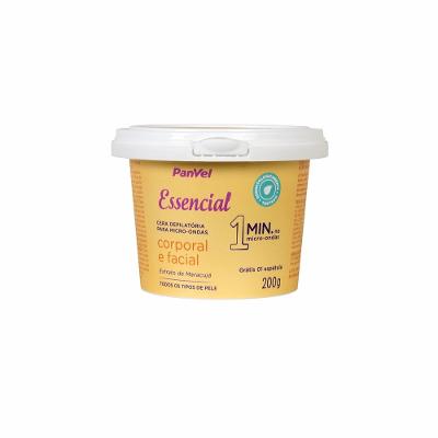 Cera Depilatória Para Microondas Panvel Essencial 200g