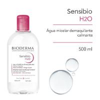 Água Micelar Bioderma Sensibio H2o Dermatológica Calmante Para Peles Normais A Sensíveis 500ml - 1
