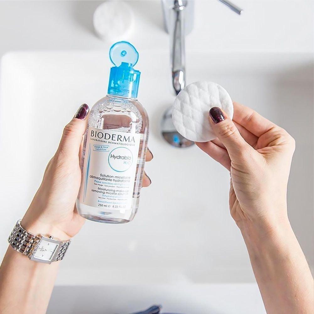 Água Micelar Hydrabio Bioderma H2o Dermatológica Fortalecedora Hidratante 250ml - 3