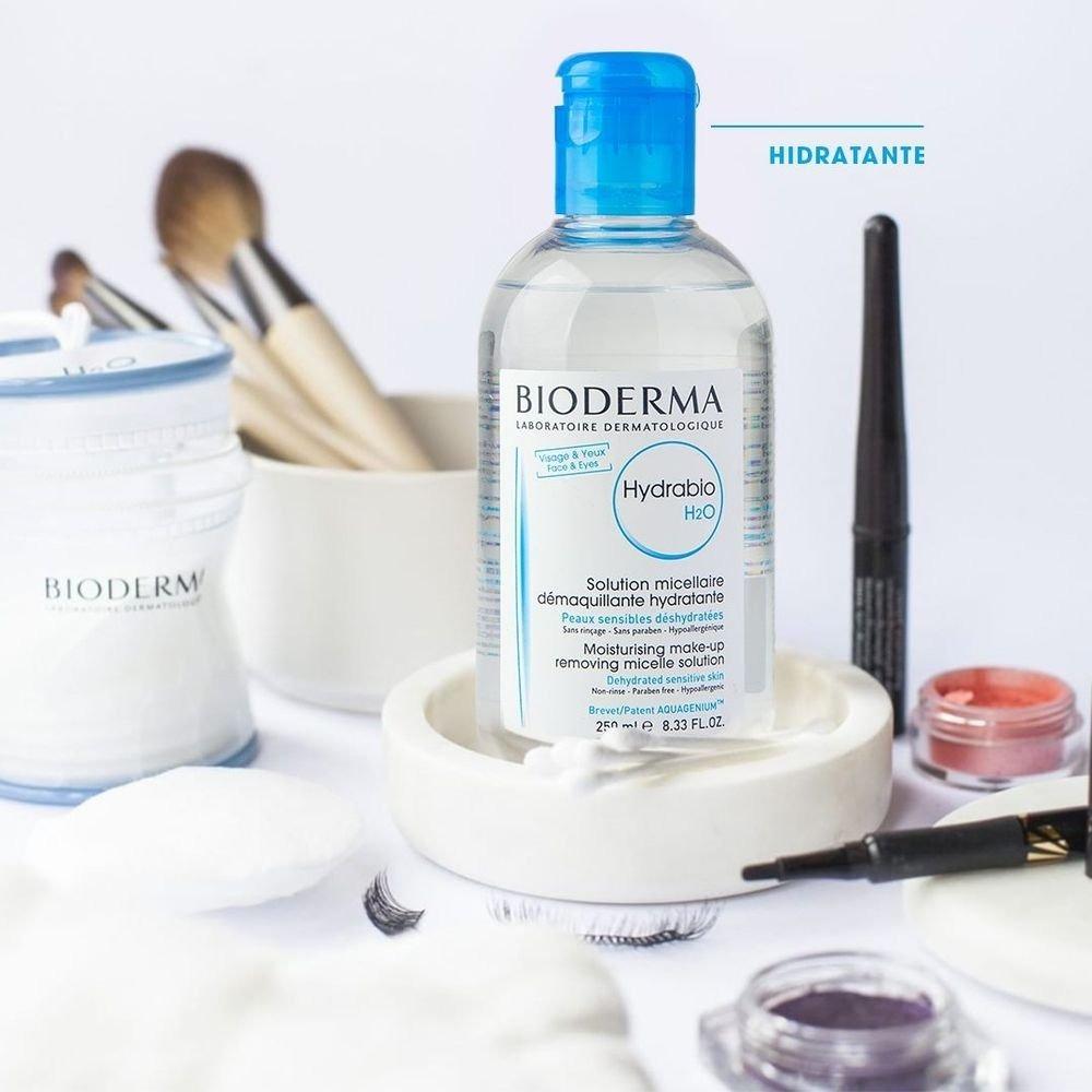 Água Micelar Hydrabio Bioderma H2o Dermatológica Fortalecedora Hidratante 250ml - 4