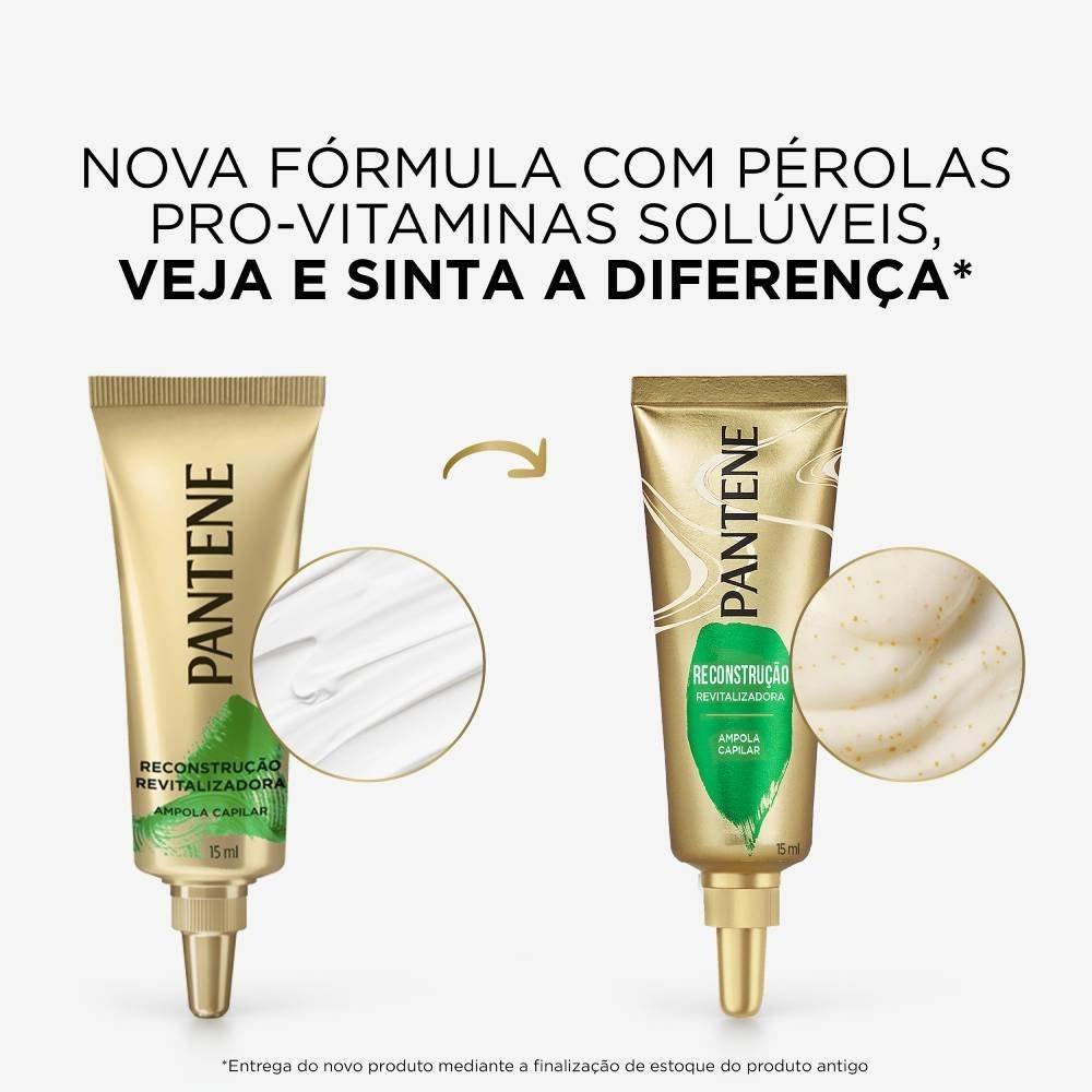 Ampola De Tratamento Capilar Pantene Reconstrução Revitalizadora 15ml - 2