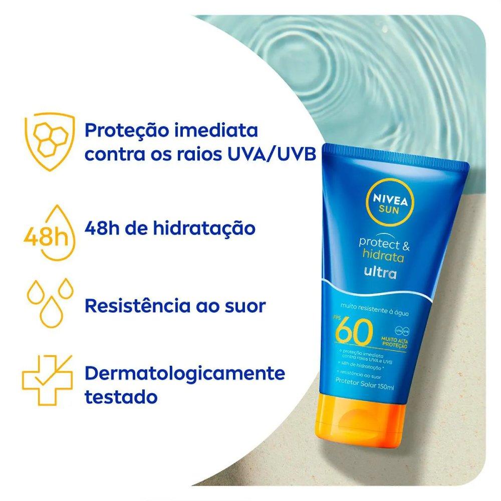 Protetor Solar Corporal Nivea Sun Protect E Hidrata Ultra Fps60 150ml - 7