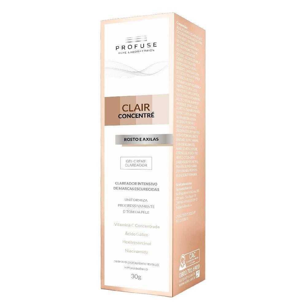 Gel Creme Clareador Rosto E Axilas Profuse Clair Concentre 30g - 3
