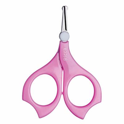 Tesoura Para Unhas Ricca Baby Rosa