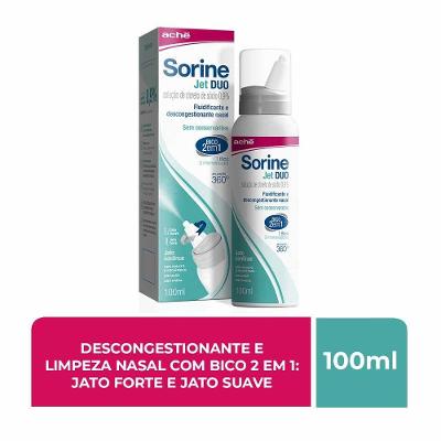 Sorine Jet Duo 0,9% Spray Nasal De Jato Contínuo 100ml