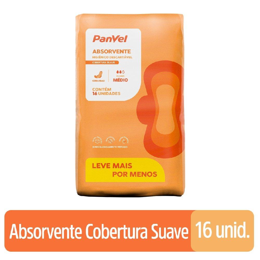 Absorvente Panvel Essencial Suave Com Abas 16 Unidades - 1
